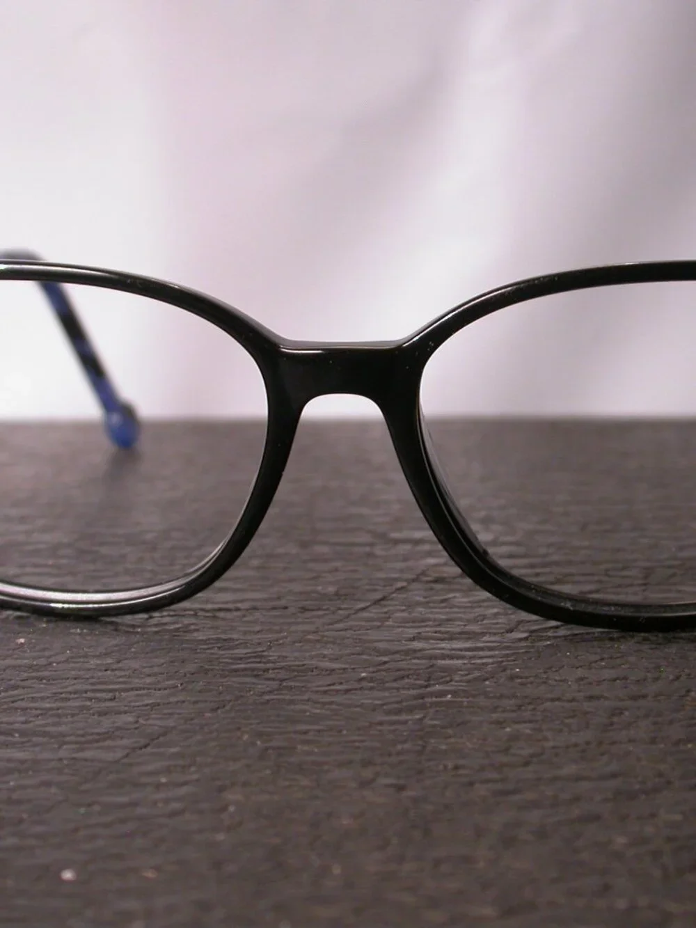 Kenzo Black and Blue Tortoise Stylish Eyeglasses Frames Made in France